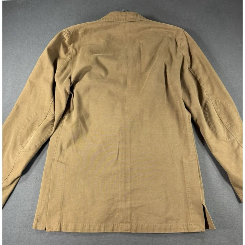 Sid Mashburn Butcher Sport Coat Jacket Mens 50R Beige Cashmere Blend Portugal